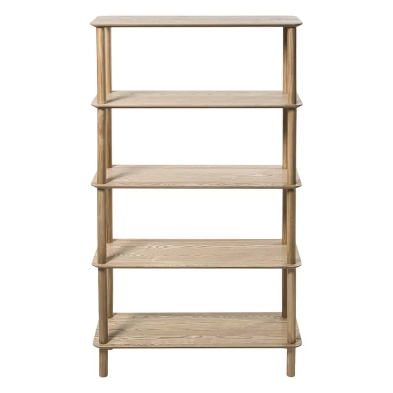 Xenos Boekenkasten|Vakkenkasten-Boekenkast Scandi - naturel - 140x80x30 cm