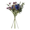 Xenos Kunstbloemen-Boeket kunstbloemen - paars - 60 cm