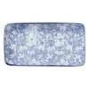 Xenos Sushi Servies|Tapasservies-Bord blue print - botanic - 20x11 cm
