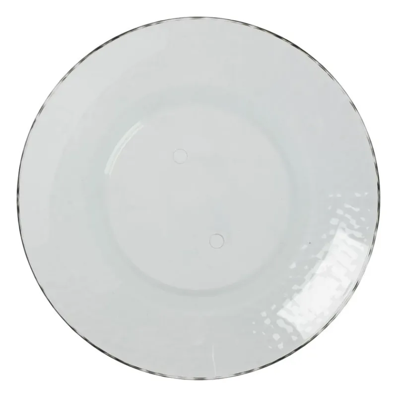 Xenos Buitenservies|Kinderservies-Bord dots - groen - ø20 cm
