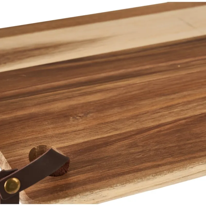 Xenos Borrelplanken-Borrelplank acacia groot - 70x34x1.5 cm