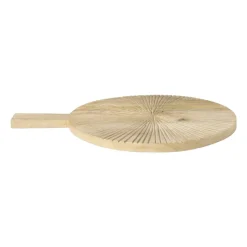 Xenos Borrelplanken-Borrelplank gestreept - rond - ø33 cm