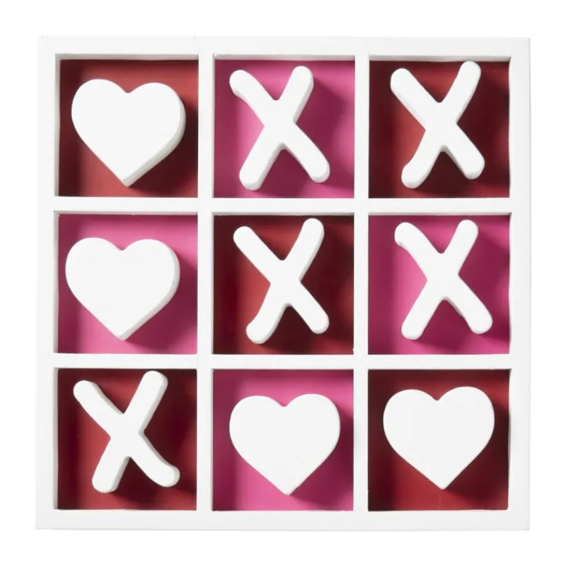 Xenos Spellen-Boter, kaas en eieren LOVE - 2.5x21.5x21.5 cm