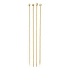Xenos Haaknaalden-Breinaalden 5 & 6 mm - bruin - set van 2