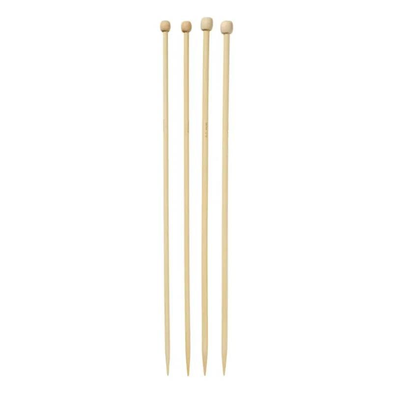 Xenos Haaknaalden-Breinaalden 5 & 6 mm - bruin - set van 2