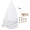 Xenos Bruiloft-Bride to be set - wit/goud - set van 4