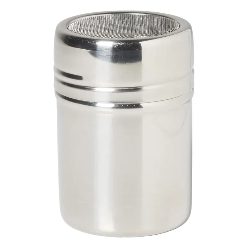 Xenos Koffie Accessoires-Cacaostrooier - zilver - ø5,5x8,2 cm