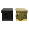 Xenos Cadeaudozen|Kerst Inpakken-Cadeaudoos opvouwbaar - set van 2 - 20x20x20 cm