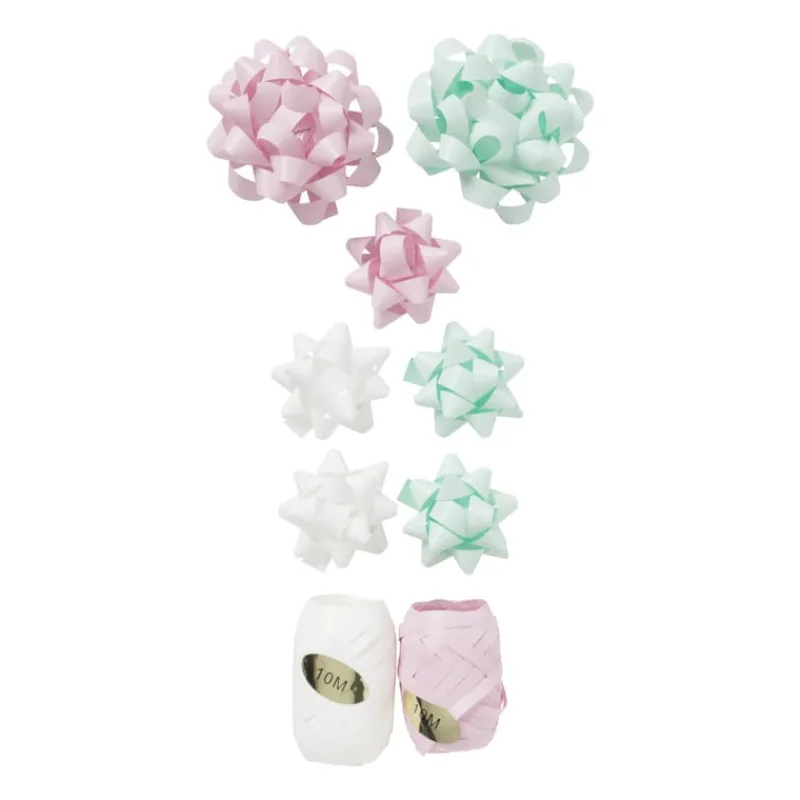 Xenos Cadeaulinten|Kerst Inpakken-Cadeaulinten en strikken mix - pastel