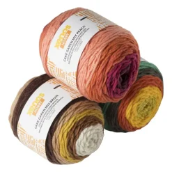 Xenos Garen-Cake garen mix - geel/groen - 100 gram - 200 meter