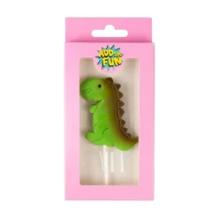 Xenos Kinderfeestjes|Taartdecoratie-Caketopper dino - groen