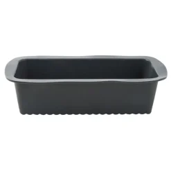 Xenos Bakvormen-Cakevorm siliconen - grijs - 27x14x6.5 cm