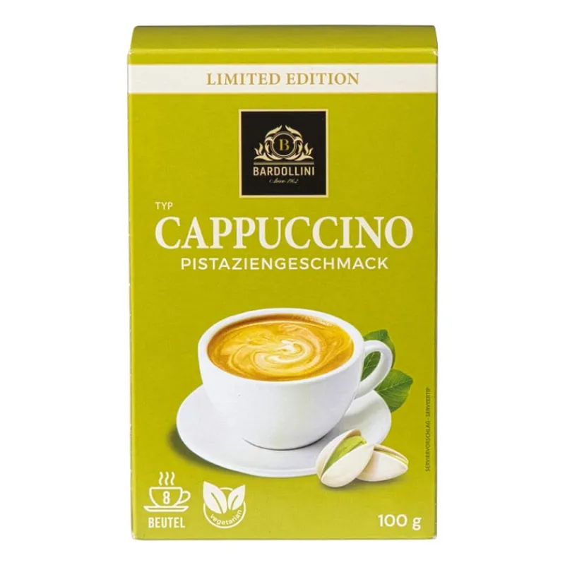 Xenos Koffie Accessoires-Cappuccino pistachesmaak - 100 gram
