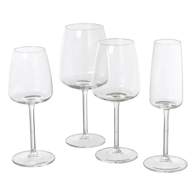 Xenos Champagneglazen|Kerstcadeaus-Champagne glas Leyda - glas - 220 ml