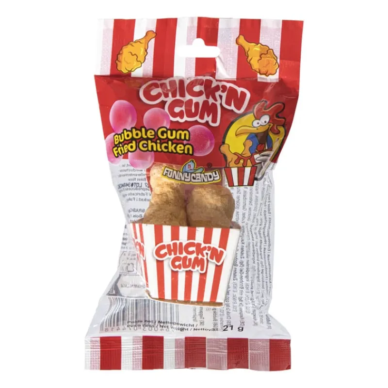 Xenos Snoep-Chicken 'n gum - 21 gram
