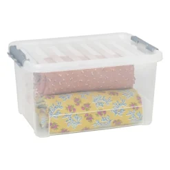 Xenos Opbergboxen-Clipbox 25 liter - 31x42x23 cm - set van 3
