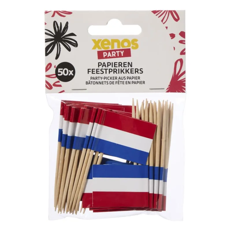 Xenos Prikkers-Cocktail prikkers Holland - set van 50