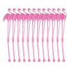 Xenos Wegwerpservies|Buitenservies-Cocktail roerstaafjes - flamingo - set van 12