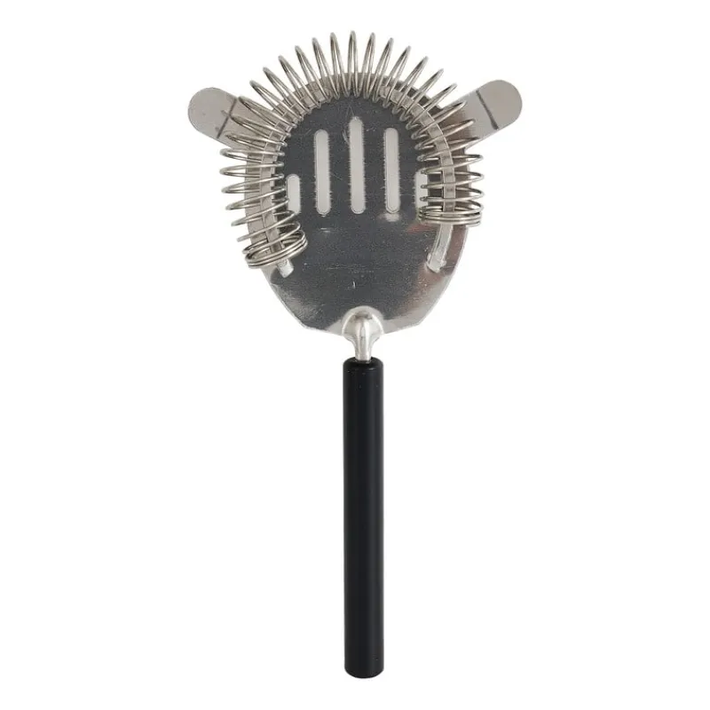 Xenos Keukengerei-Cocktailzeef - zwart/zilver - 8,8x2,2x18 cm