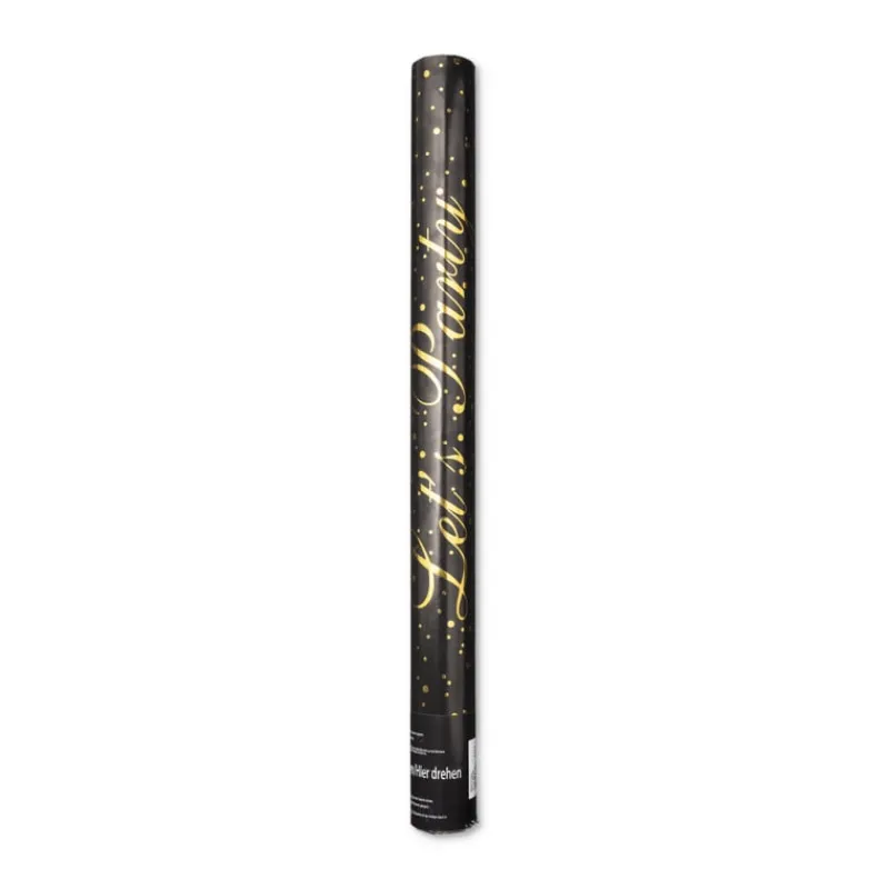 Xenos Confetti-Confettikanon XL - goud - 60 cm