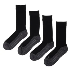 Xenos Sportsokken-Coolmax bamboe sokken 35/38 - zwart - 2 paar