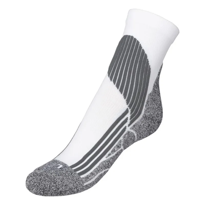 Xenos Sportsokken-Coolmax sportsokken 35/38 - wit/grijs - 2 paar