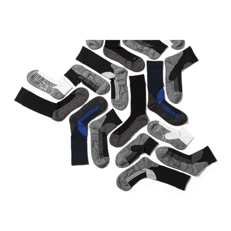 Xenos Sportsokken-Coolmax sportsokken 35/38 - zwart/grijs - 2 paar
