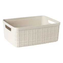 Xenos Opbergboxen-Curver jute opbergmand S - 5 liter - beige