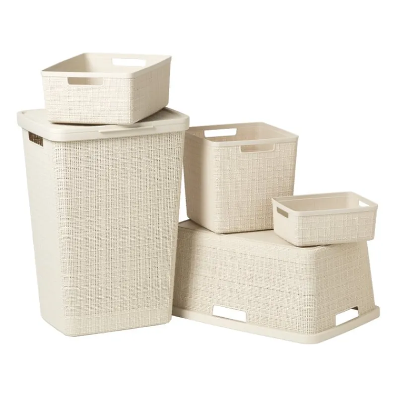 Xenos Opbergboxen-Curver jute opbergmand S - 5 liter - beige