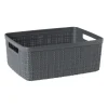 Xenos Opbergboxen-Curver jute opbergmand S - 5 liter - grijs