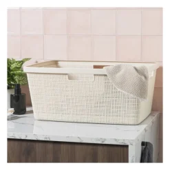 Curver Wasmanden-jute wasmand - 46 liter - beige
