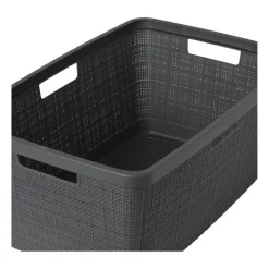Curver Wasmanden-jute wasmand - 46 liter - grijs