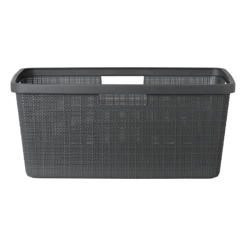 Curver Wasmanden-jute wasmand - 46 liter - grijs