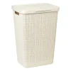 Curver Wasmanden-jute wasmand met deksel - 58 liter - beige