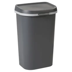 Curver Pedaalemmers|Prullenbakken-prullenbak mistral flat - grijs - 50 liter