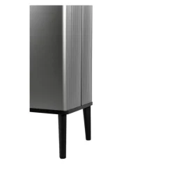 Curver Pedaalemmers|Prullenbakken-prullenbak Verto - grijs/zwart - 54 liter