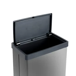 Curver Pedaalemmers|Prullenbakken-prullenbak Verto - grijs/zwart - 54 liter