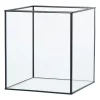 Xenos Sieraden Opbergen|Lantaarns-Deco box groot - zwart - 20x16x16 cm