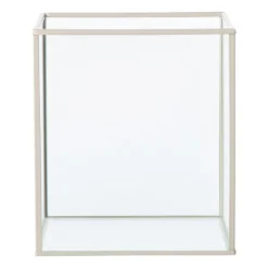 Xenos Sieraden Opbergen|Lantaarns-Deco box klein - beige - 18x16x16 cm