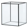 Xenos Sieraden Opbergen|Lantaarns-Deco box klein - zwart - 18x16x16 cm