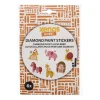 Xenos Diamond Paintings-Diamond painting stickers DIY - set van 6 - diverse varianten
