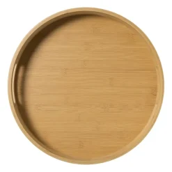 Xenos Dienbladen-Dienblad rond - bamboe - ø35 cm
