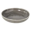 Xenos Kerst|Borden-Diep bord fuji - bruin - ø22x4 cm
