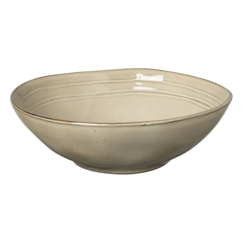Xenos Borden-Diep bord Toscane - beige - ø19 cm