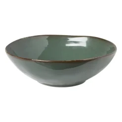 Xenos Borden-Diep bord Toscane - donkergroen - ø19 cm