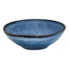 Xenos Borden-Diep bord Toscane - donkerblauw - ø19 cm