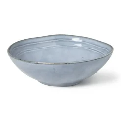 Xenos Borden-Diep bord Toscane - lichtblauw - ø19 cm