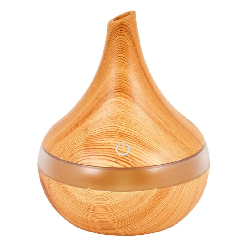 Xenos Kerstcadeaus|Huisparfum-Diffuser houtlook - ø12.2x15 cm