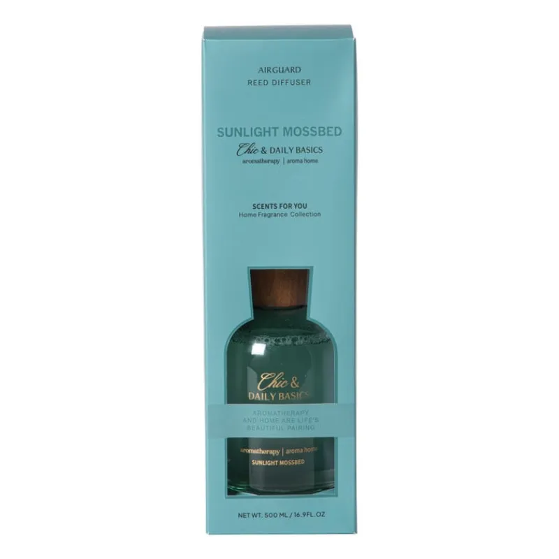 Xenos Geurolie-Diffuser sunlight mossbed - blauw - 500 ml