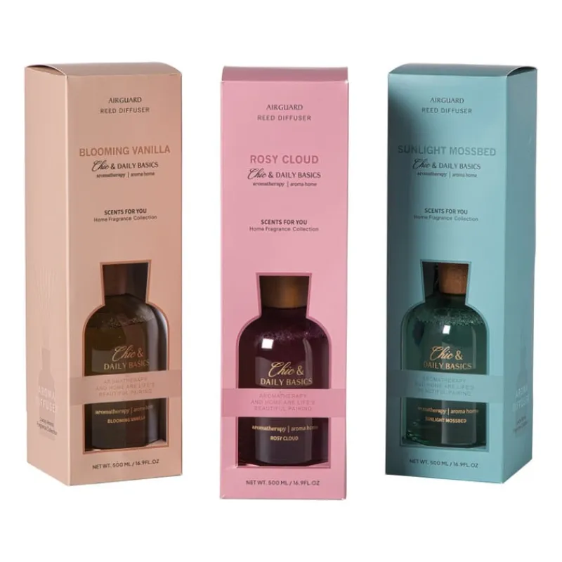 Xenos Geurolie-Diffuser sunlight mossbed - blauw - 500 ml